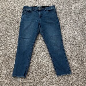Wit & Wisdom Dark Blue Ankle Crop Jeans